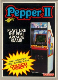 Pepper II Colecovision  box art